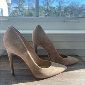 Sam Edelman suade tan pumps. Size 7 1/2